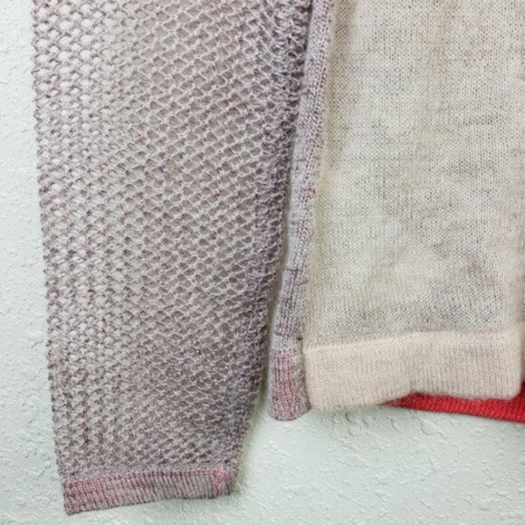 NWOT Ted Baker JAHITZA Metallic Mohair Sweater Pullover size US 6 Mauve - Picture 7 of 15